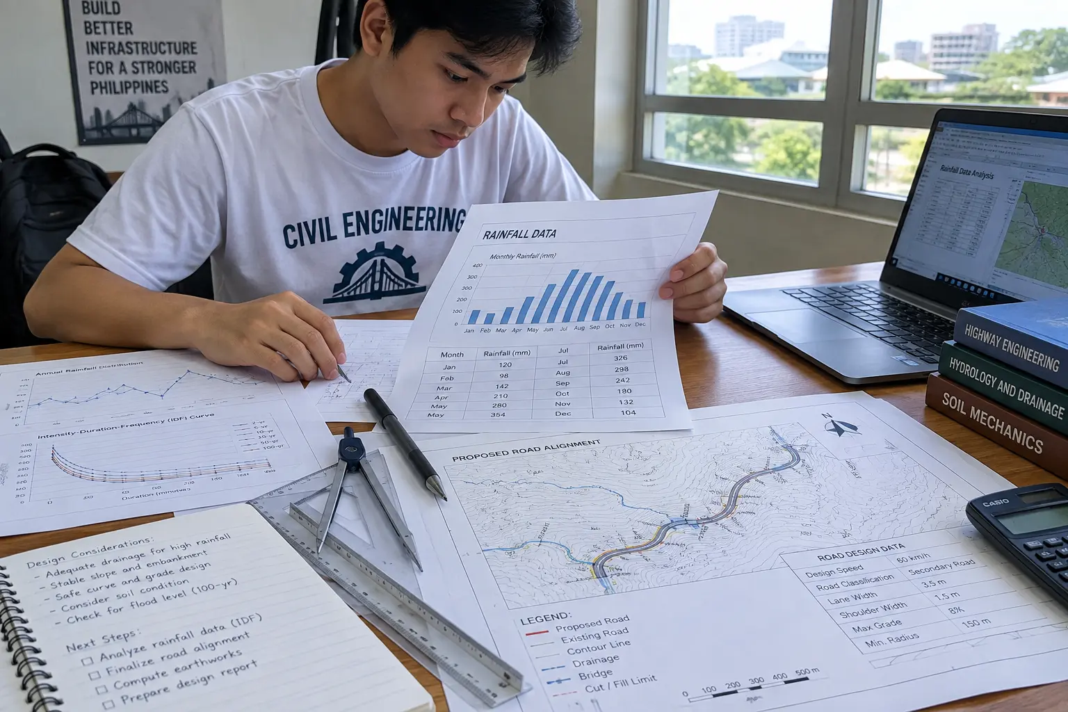 Where Civil Engineering Students Get Real Philippine Data: DPWH, PSA and PAGASA Compared (2026)